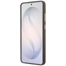 Guess Grained Big 4G Metal Logo Samsung Galaxy S26 Ultra tok, barna