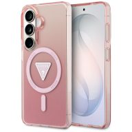   Guess IML Gradient Triangle Samsung Galaxy S26 mágneses tok, MagSafe, rózsaszín