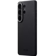   Pitaka Edge Samsung Galaxy S26 Ultra hátlap tok, Aramid, MagSafe, fekete-szürke