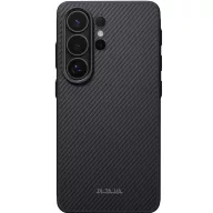   Pitaka Cairn Samsung Galaxy S26 Ultra hátlap tok megerősített sarkakkal, Aramid, MagSafe, fekete