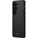 Pitaka Cairn Samsung Galaxy S26 Ultra hátlap tok megerősített sarkakkal, Aramid, MagSafe, fekete
