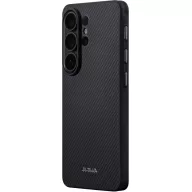   Pitaka Cairn Samsung Galaxy S26 Ultra hátlap tok megerősített sarkakkal, Aramid, MagSafe, fekete