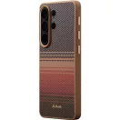 Pitaka Cairn Samsung Galaxy S26 Ultra hátlap tok megerősített sarkakkal, Aramid, MagSafe, sunset