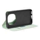 OBAL:ME SmoothTouch Xiaomi Redmi Note 15 / Poco M8 5G mágneses flip tok kártyatartóval, mentazöld