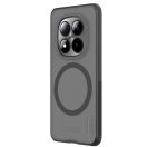 Nillkin Super Frosted PRO Xiaomi Redmi Note 15 Pro Plus 5G / Poco M8 Pro mágnesses műanyag hátlap tok, átlátszó-fekete