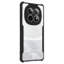 Tactical Quantum Stealth Xiaomi Redmi Note 15 hátlap tok megerősített sarokkal, átlátszó/fekete