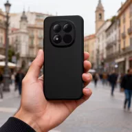   Tech-Protect Icon Xiaomi Redmi Note 15 Pro 5G szilikon tok mikroszálas béléssel, fekete