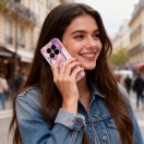 Tech-Protect Icon Xiaomi Redmi Note 15 Pro 5G szilikon tok mikroszálas béléssel, márvány minta, rózsaszín