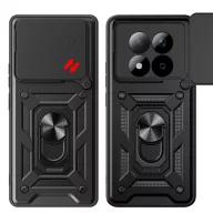   Tech-Protect Camshield Pro Xiaomi Redmi Note 15 Pro Plus 5G / Poco M8 Pro strapabíró tok kameravédelemmel, kitámasztóval, fekete