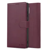   Tech-Protect Wallet Xiaomi Redmi Note 15 Pro 5G flip / kinyitható tok kártyatartóval, bordó