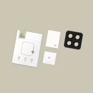   Tech-Protect Camring FIT+ Xiaomi Redmi Note 15 Pro 5G / 15 Pro Plus / Poco M8 Pro kameravédő üvegfólia, fekete