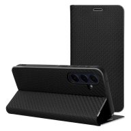   Luna Book Carbon Xiaomi Redmi Note 15 / Poco M8 5G flip tok kártyatartóval, fekete