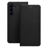   Luna Book Carbon Xiaomi Redmi Note 15 / Poco M8 5G flip tok kártyatartóval, fekete