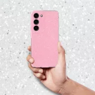   Clear 2mm Xiaomi Redmi Note 15 / Poco M8 5G szilikon tok, csillámos, rózsaszín