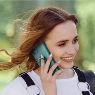   Silicone Ring Xiaomi Redmi Note 15 / Poco M8 5G hátlap tok gyűrűs kitámasztóval, zöld