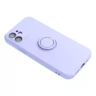   Silicone Ring Xiaomi Redmi Note 15 / Poco M8 5G hátlap tok gyűrűs kitámasztóval, lila
