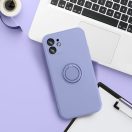 Silicone Ring Xiaomi Redmi Note 15 / Poco M8 5G hátlap tok gyűrűs kitámasztóval, lila
