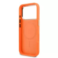   Guess PU Perforated 4G Logo Apple iPhone 17 Pro tok, MagSafe, narancs