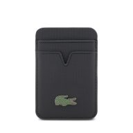   Lacoste PU Iconic Petit Pique mágneses kártyatartó, MagSafe, sötétkék
