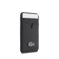   Lacoste PU Iconic Petit Pique mágneses kártyatartó, MagSafe, sötétkék