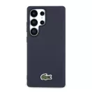 Lacoste PVC Petit Pique Metal Logo Samsung Galaxy S25 Ultra tok, MagSafe, kék-fekete