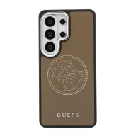   Guess PU Perforated 4G Logo Samsung Galaxy S26 Ultra mágneses tok, barna