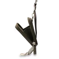   Guess Crossbody Strap PU 4G Metal Logo vállpánt / univerzális pánt pénztárcával, telefonra rögzíthető, barna