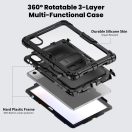 Tech-Protect Solid Lenovo Idea Tab 11" / K11 2.gen tablet tok kitámasztóval, fekete