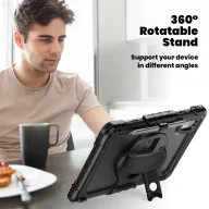   Tech-Protect Solid Lenovo Idea Tab 11" / K11 2.gen tablet tok kitámasztóval, fekete