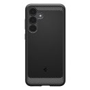 Spigen Rugged Armor Samsung Galaxy S25 FE tok, MagSafe, Matte Black, fekete