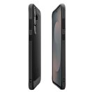 Spigen Rugged Armor Samsung Galaxy S25 FE tok, MagSafe, Matte Black, fekete