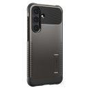 Spigen Slim Armor Mag Samsung Galaxy S25 FE tok, MagSafe, Gunmetal, sötétszürke