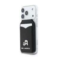   Karl Lagerfeld Mirror mágneses kártyatartó tükörrel, MagSafe, fekete