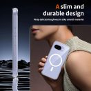 Tech-Protect Flexair Google Pixel 10a hátlap tok, megerősített sarok, MagSafe, átlátszó-fehér