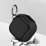   Tech-Protect Slim Hook Samsung Galaxy Buds 4 / Buds 4 Pro szilikon tok, karabinerrel,  fekete