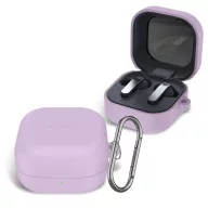   Tech-Protect Silicone Hook Samsung Galaxy Buds 4 / Buds 4 Pro szilikon tok, karabinerrel, lila