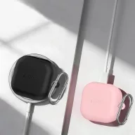   Tech-Protect Silicone Hook Samsung Galaxy Buds 4 / Buds 4 Pro szilikon tok, karabinerrel, lila