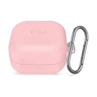   Tech-Protect Silicone Hook Samsung Galaxy Buds 4 / Buds 4 Pro szilikon tok, karabinerrel, rózsaszín