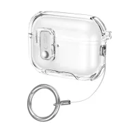   Tech-Protect Bounce Pro AirPods Pro 3 tok, karabinerrel, átlátszó