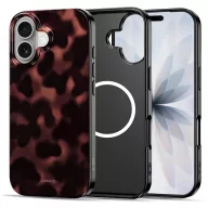   Tech-Protect Lamano Apple iPhone 16 hátlap tok, MagSafe, Panther, fekete