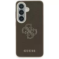   Guess Grained Big 4G Metal Logo Samsung Galaxy S26 Plus tok, barna