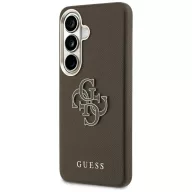   Guess Grained Big 4G Metal Logo Samsung Galaxy S26 Plus tok, barna