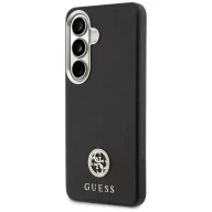  Guess Rhinestone Round Logo Samsung Galaxy S26 mágneses tok, MagSafe, fekete