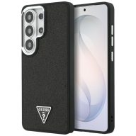   Guess Fixed Glitter Triangle Samsung Galaxy S26 Ultra mágneses tok, MagSafe, fekete
