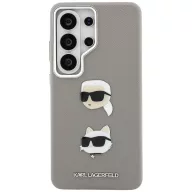   Karl Lagerfeld Saffiano Double Heads Metal Samsung Galaxy S26 Ultra tok, ezüst