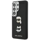 Karl Lagerfeld Saffiano Double Heads Metal Samsung Galaxy S26 Ultra tok, fekete