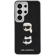   Karl Lagerfeld Saffiano Double Heads Metal Samsung Galaxy S26 Ultra tok, fekete