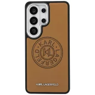   Karl Lagerfeld Perforated KL Samsung Galaxy S26 Ultra mágneses tok, MagSafe, barna