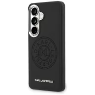   Karl Lagerfeld Perforated KL Samsung Galaxy S26 Plus mágneses tok, MagSafe, fekete