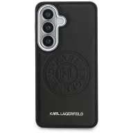   Karl Lagerfeld Perforated KL Samsung Galaxy S26 Plus mágneses tok, MagSafe, fekete